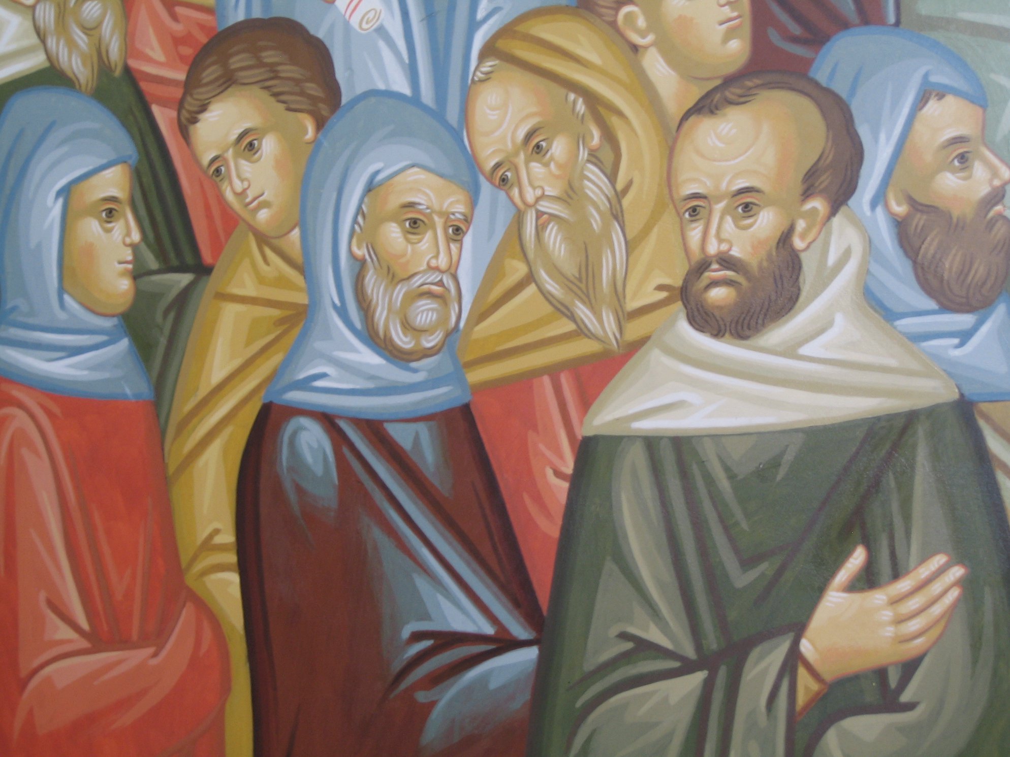 Fragment de peinture “Scènes de la vie de Jean-Baptiste”